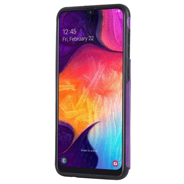 Cat Tree Embossing Pattern Shockproof Protective Case with Card Slots & Photo Frame & Holder, For Galaxy A50, For Huawei Mate 30