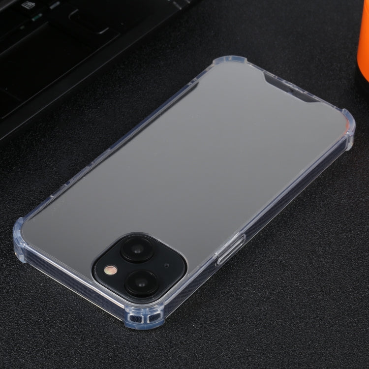 Electroplated Mirror Acrylic Four Drop TPU Phone Case, For iPhone 14, For iPhone 14 Plus, For iPhone 14 Pro, For iPhone 14 Pro Max