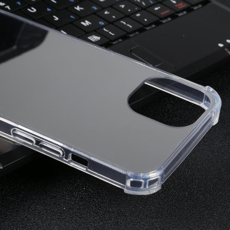 Electroplated Mirror Acrylic Four Drop TPU Phone Case, For iPhone 14, For iPhone 14 Plus, For iPhone 14 Pro, For iPhone 14 Pro Max