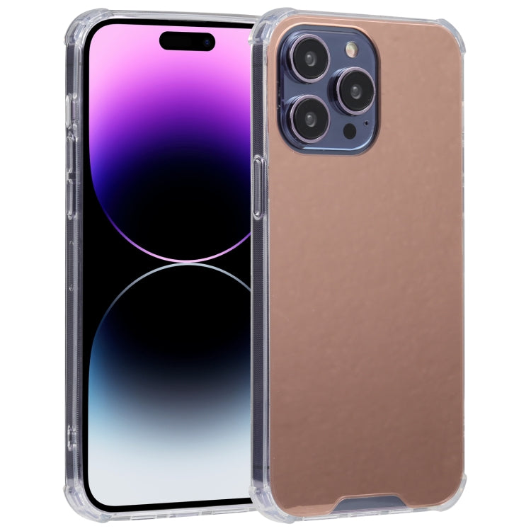 Electroplated Mirror Acrylic Four Drop TPU Phone Case, For iPhone 14, For iPhone 14 Plus, For iPhone 14 Pro, For iPhone 14 Pro Max