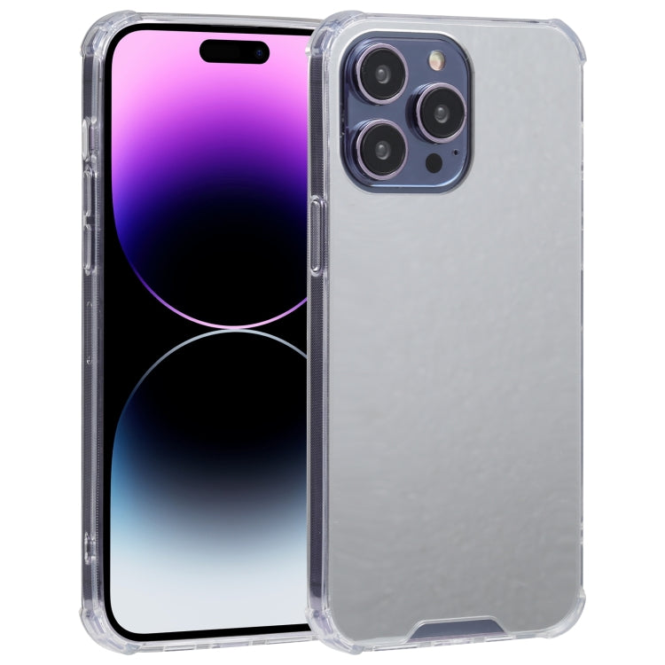 Electroplated Mirror Acrylic Four Drop TPU Phone Case, For iPhone 14, For iPhone 14 Plus, For iPhone 14 Pro, For iPhone 14 Pro Max