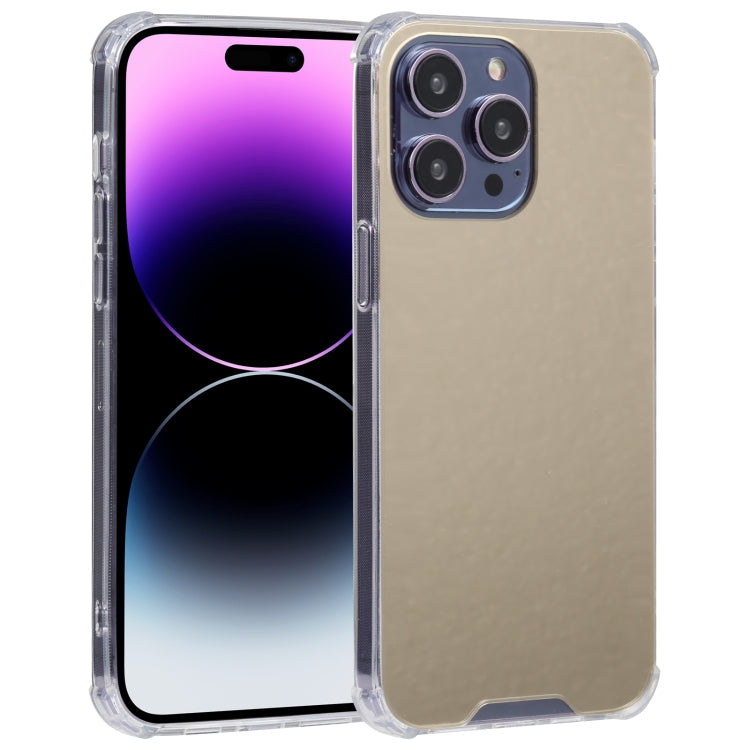 Electroplated Mirror Acrylic Four Drop TPU Phone Case, For iPhone 14, For iPhone 14 Plus, For iPhone 14 Pro, For iPhone 14 Pro Max