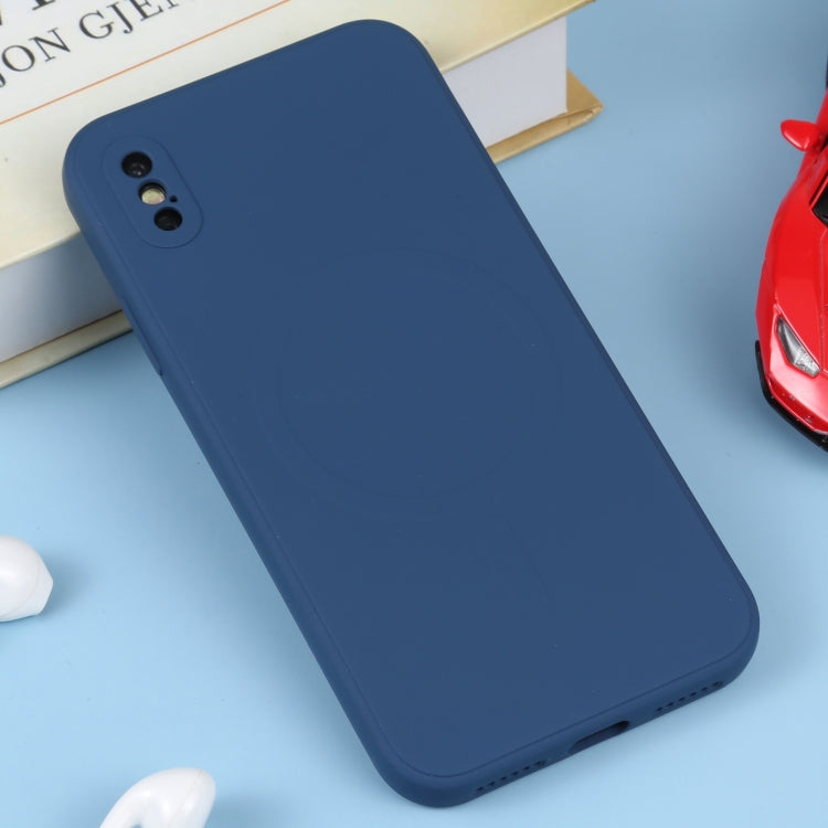 Liquid Silicone Full Coverage Shockproof Magsafe Phone Case, For iPhone X / XS, For iPhone XR, For iPhone XS Max