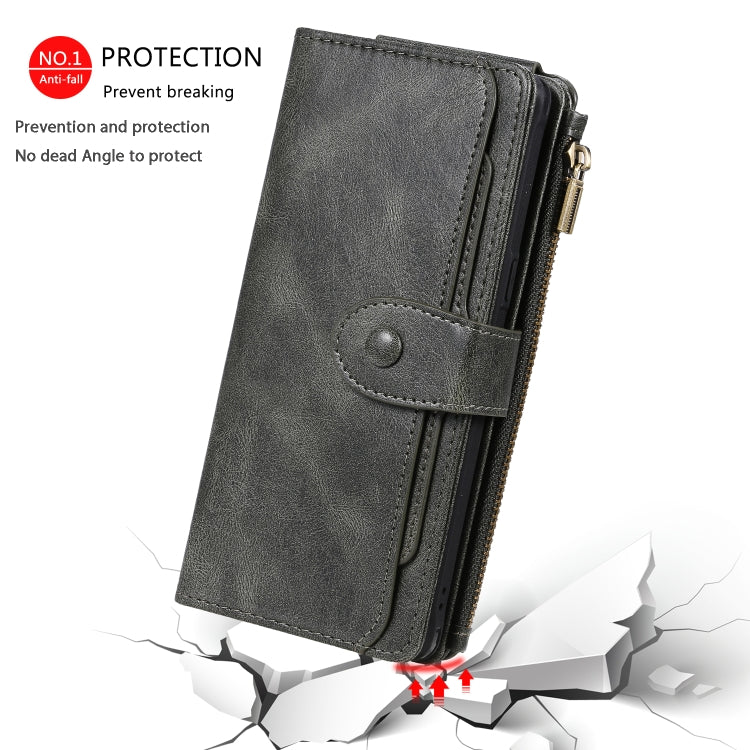 Multifunctional Retro Detachable Magnetic Horizontal Flip Leather Case with Card Slots & Holder & Wallet & Photo Frame, For Galaxy Note 8, For Galaxy Note 10, For Galaxy Note 10+, For Galaxy S8