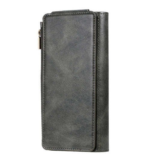 Galaxy Note 8 leather wallet case with magnetic closure, card holder, and built-in stand