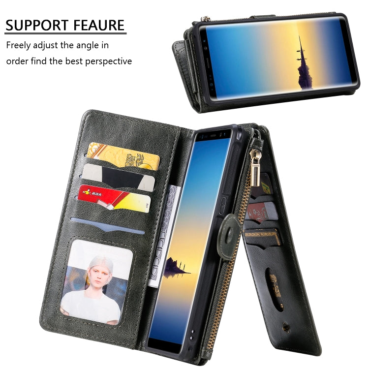 Multifunctional Retro Detachable Magnetic Horizontal Flip Leather Case with Card Slots & Holder & Wallet & Photo Frame, For Galaxy Note 8, For Galaxy Note 10, For Galaxy Note 10+, For Galaxy S8