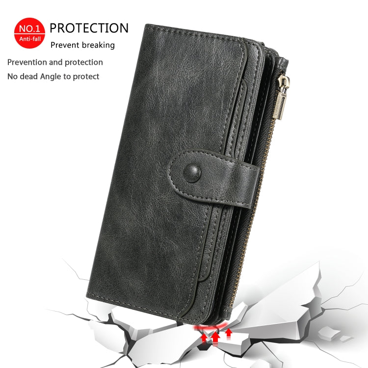 Multifunctional Retro Detachable Magnetic Horizontal Flip Leather Case with Card Slots & Holder & Wallet & Photo Frame, For Galaxy S8+, For Galaxy S9, For Galaxy S9+, For Galaxy S10