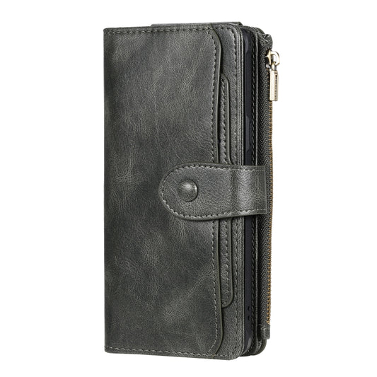 Galaxy S10+ detachable case front view showing horizontal flip design and photo frame