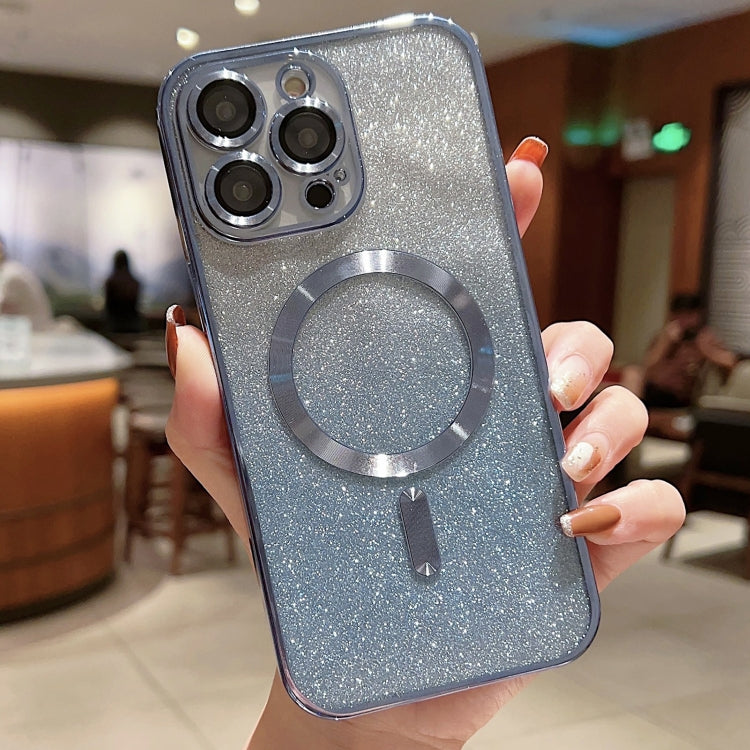 Electroplating Magsafe Gradient Glitter Powder Phone Case