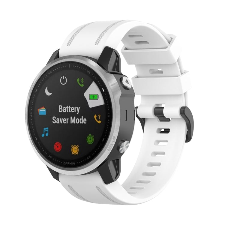 For Garmin Fenix 6S 20mm Quick Release Official Texture Wrist Strap Watchband, with Plastic Button
