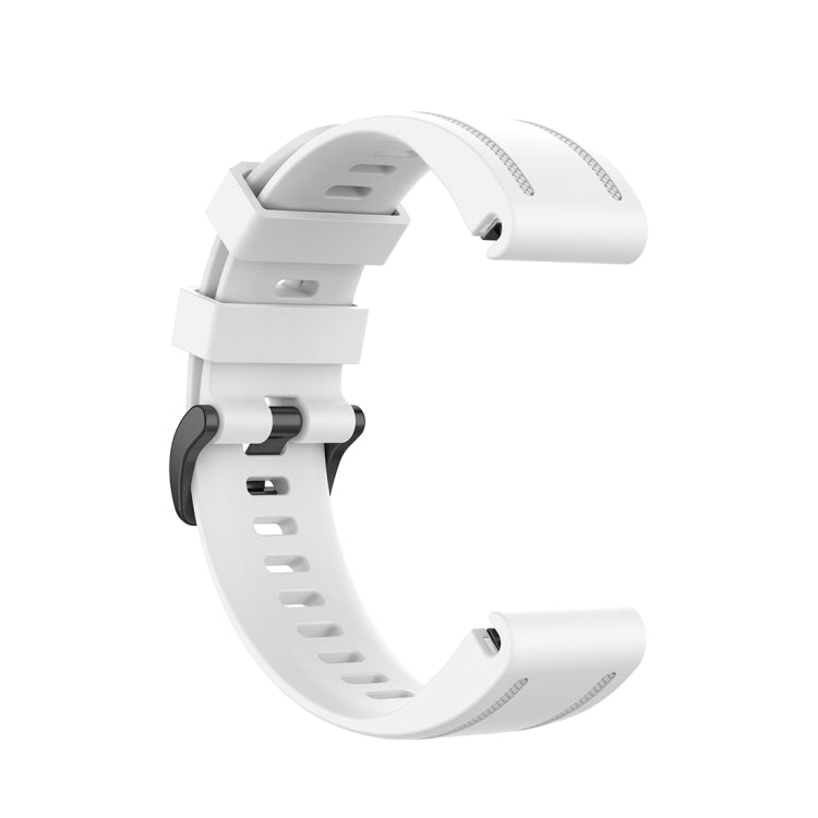 For Garmin Fenix 6S 20mm Quick Release Official Texture Wrist Strap Watchband, with Plastic Button