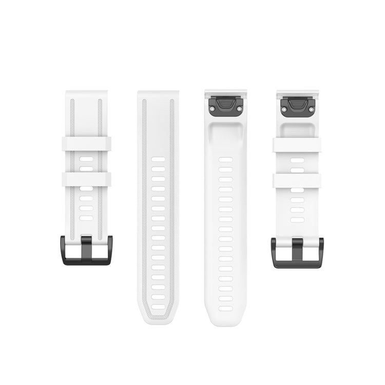 For Garmin Fenix 6S 20mm Quick Release Official Texture Wrist Strap Watchband, with Plastic Button