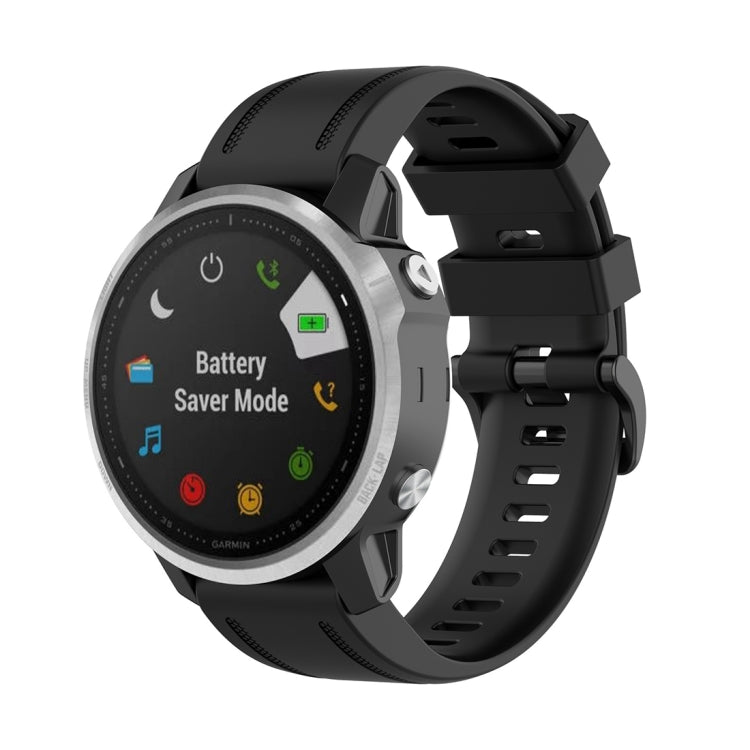 For Garmin Fenix 6S 20mm Quick Release Official Texture Wrist Strap Watchband, with Plastic Button