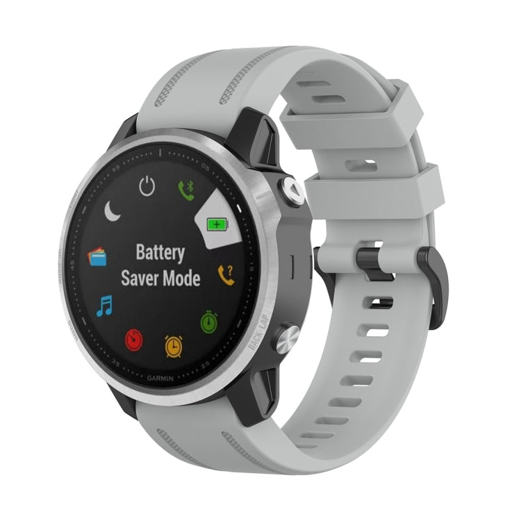 For Garmin Fenix 6S 20mm Quick Release Official Texture Wrist Strap Watchband, with Plastic Button