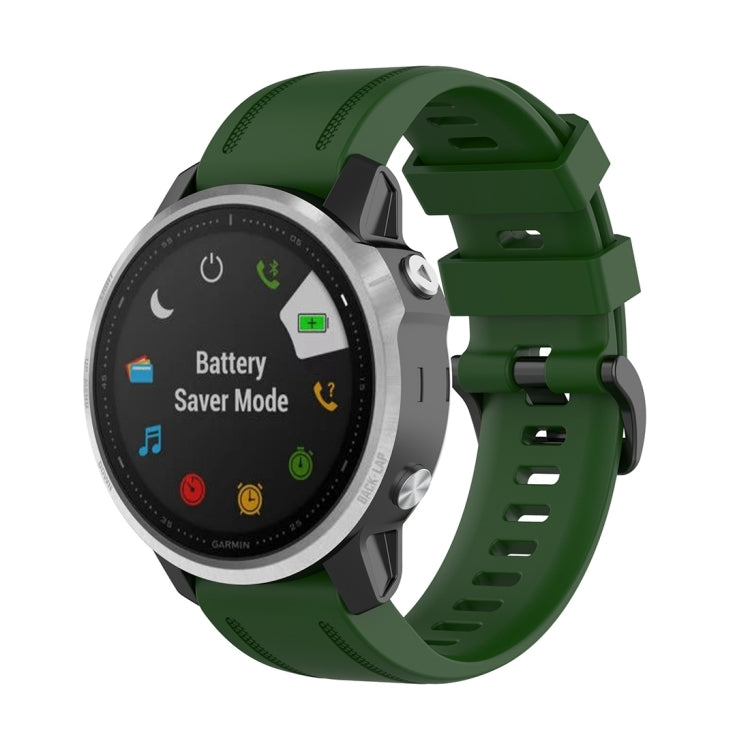 For Garmin Fenix 6S 20mm Quick Release Official Texture Wrist Strap Watchband, with Plastic Button