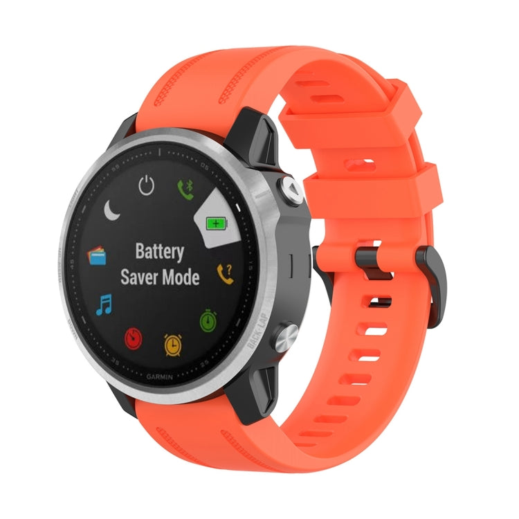 For Garmin Fenix 6S 20mm Quick Release Official Texture Wrist Strap Watchband, with Plastic Button