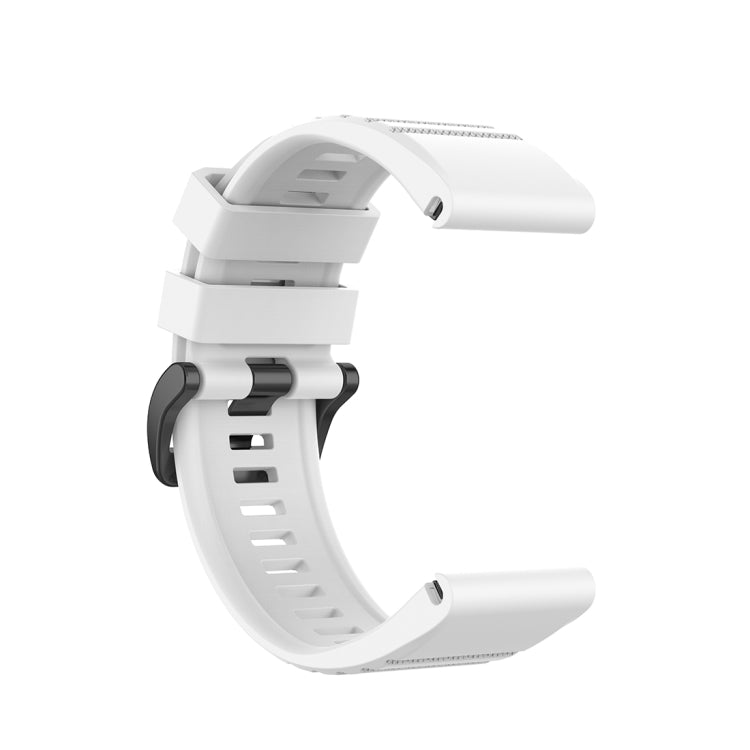 For Garmin Fenix 6X 26mm Quick Release Official Texture Wrist Strap Watchband, with Plastic Button
