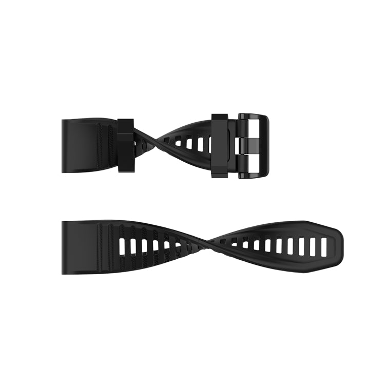 For Garmin Fenix 6X 26mm Quick Release Official Texture Wrist Strap Watchband, with Plastic Button