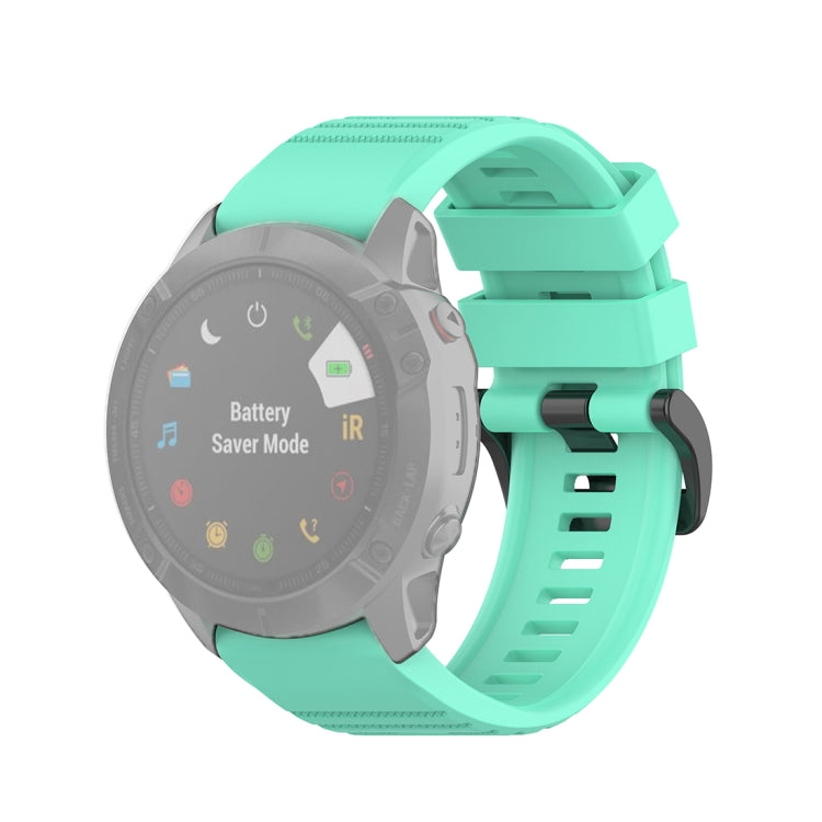 For Garmin Fenix 6X 26mm Quick Release Official Texture Wrist Strap Watchband, with Plastic Button