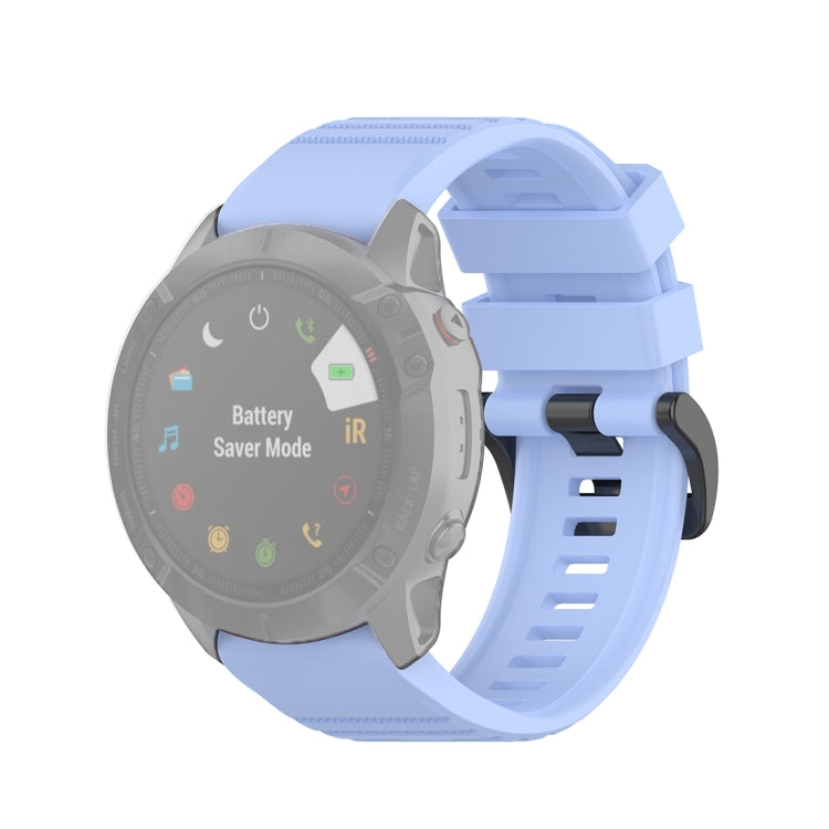 For Garmin Fenix 6X 26mm Quick Release Official Texture Wrist Strap Watchband, with Plastic Button