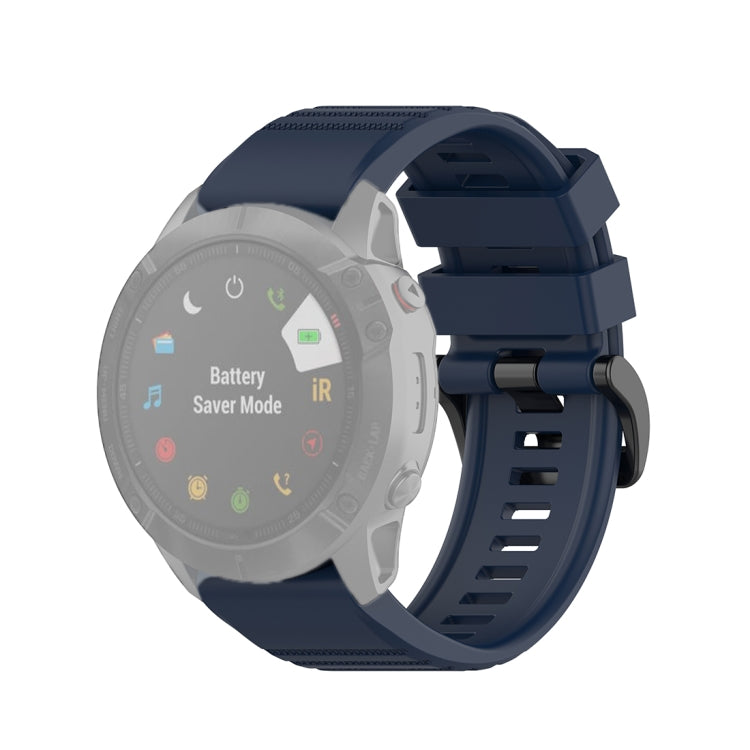 For Garmin Fenix 6X 26mm Quick Release Official Texture Wrist Strap Watchband, with Plastic Button
