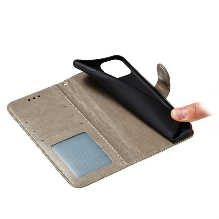 Lace Flower Embossing Flip Leather Phone Case