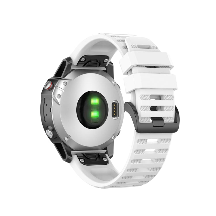For Garmin Fenix 6 22mm Quick Release Official Texture Wrist Strap Watchband, with Plastic Button