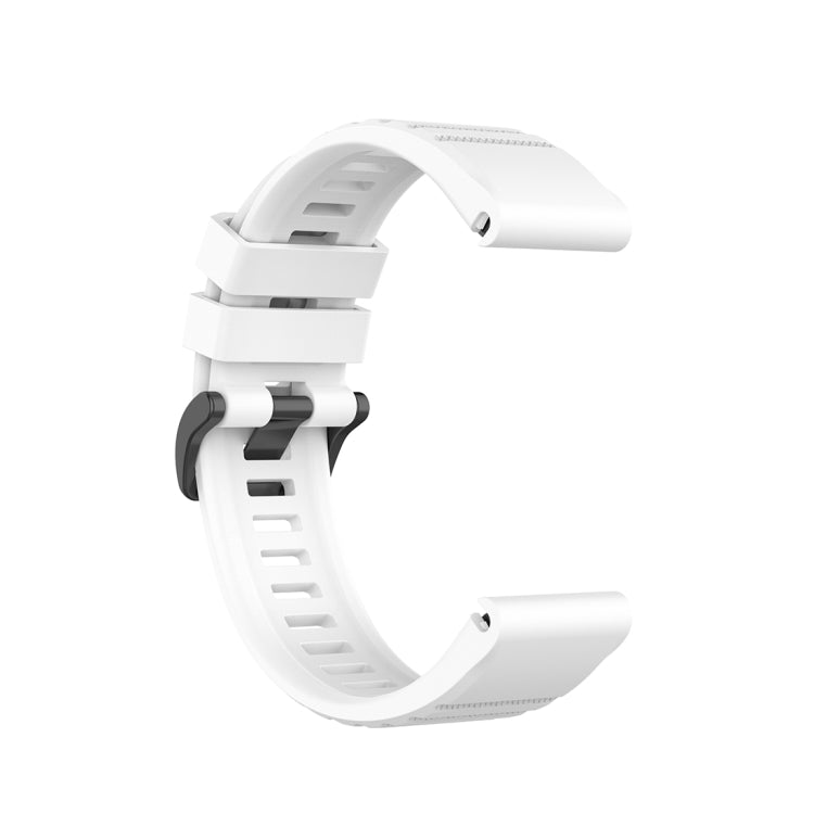 For Garmin Fenix 6 22mm Quick Release Official Texture Wrist Strap Watchband, with Plastic Button
