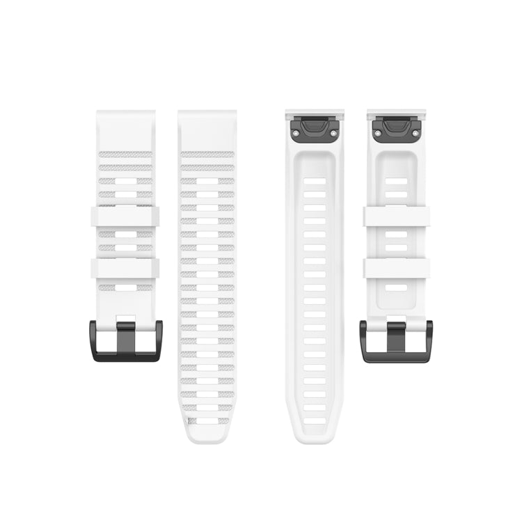 For Garmin Fenix 6 22mm Quick Release Official Texture Wrist Strap Watchband, with Plastic Button