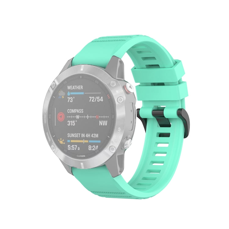 For Garmin Fenix 6 22mm Quick Release Official Texture Wrist Strap Watchband, with Plastic Button