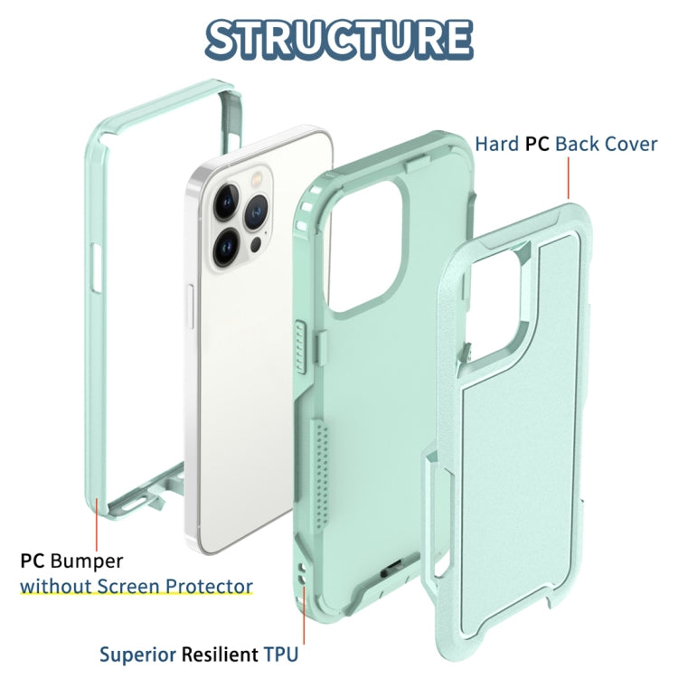3 in 1 PC + TPU Shockproof Phone Case