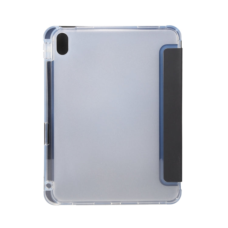 Étui en cuir à texture peau pressée électrique à 3 volets pour tablette, pour iPad 10e génération 10.9 (2022)