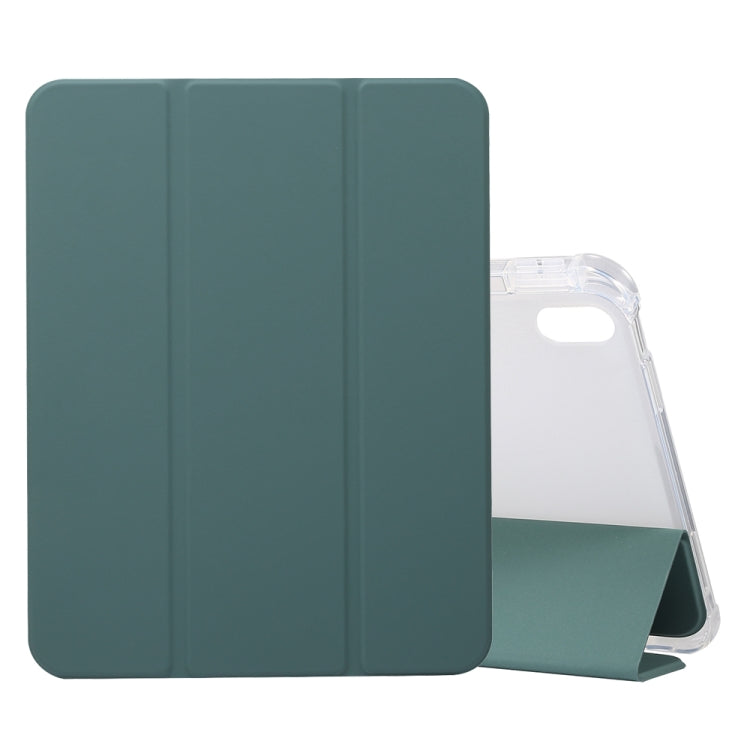 Étui en cuir à texture peau pressée électrique à 3 volets pour tablette, pour iPad 10e génération 10.9 (2022)