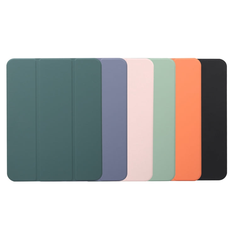 Étui en cuir à texture peau pressée électrique à 3 volets pour tablette, pour iPad 10e génération 10.9 (2022)