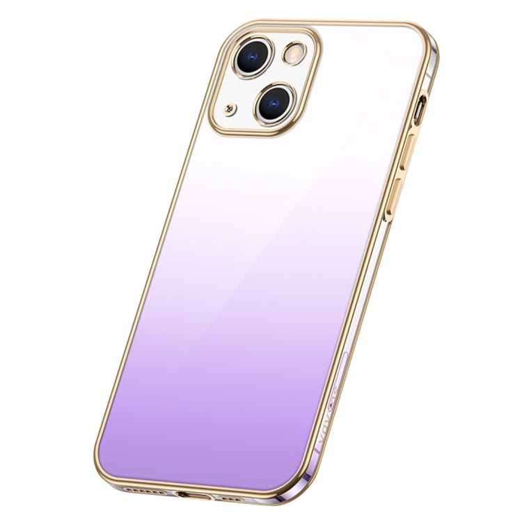 SULADA Iridescence Series Plating Transparent Gradient Phone Case