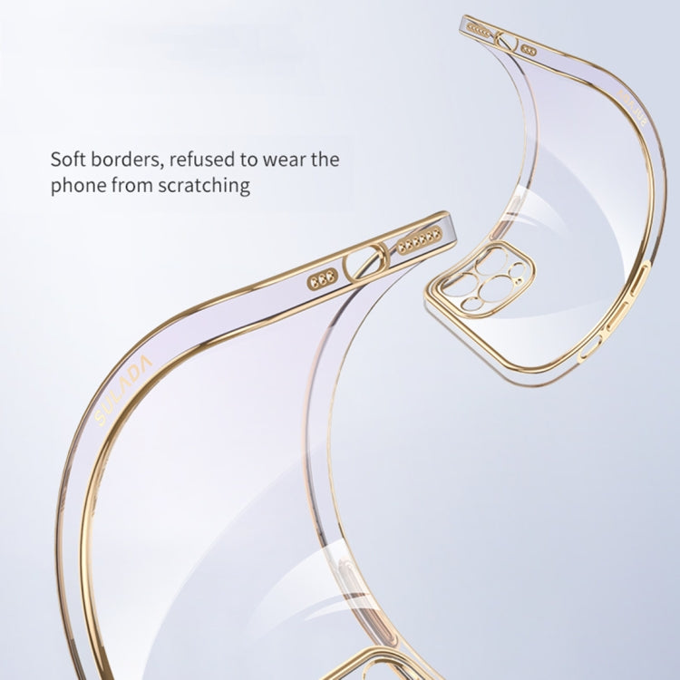 SULADA Iridescence Series Plating Transparent Gradient Phone Case