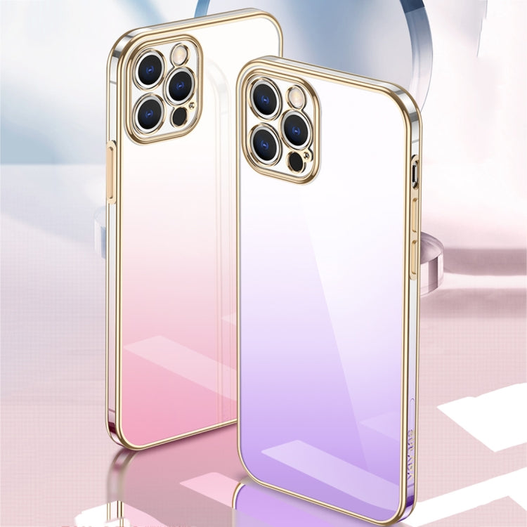 SULADA Iridescence Series Plating Transparent Gradient Phone Case