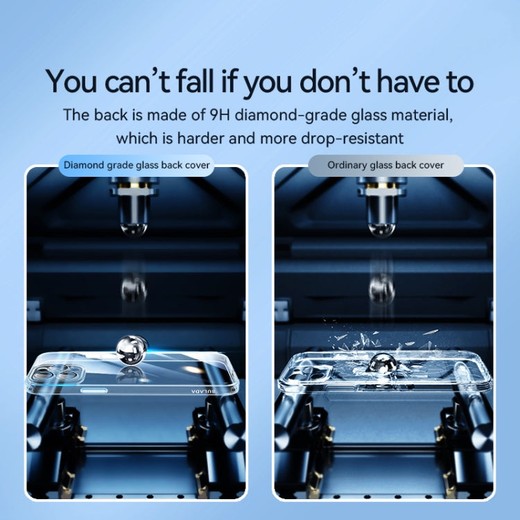 SULADA Crystal Steel Series TPU Transparent Phone Case, For iPhone 14, For iPhone 14 Plus, For iPhone 14 Pro, For iPhone 14 Pro Max