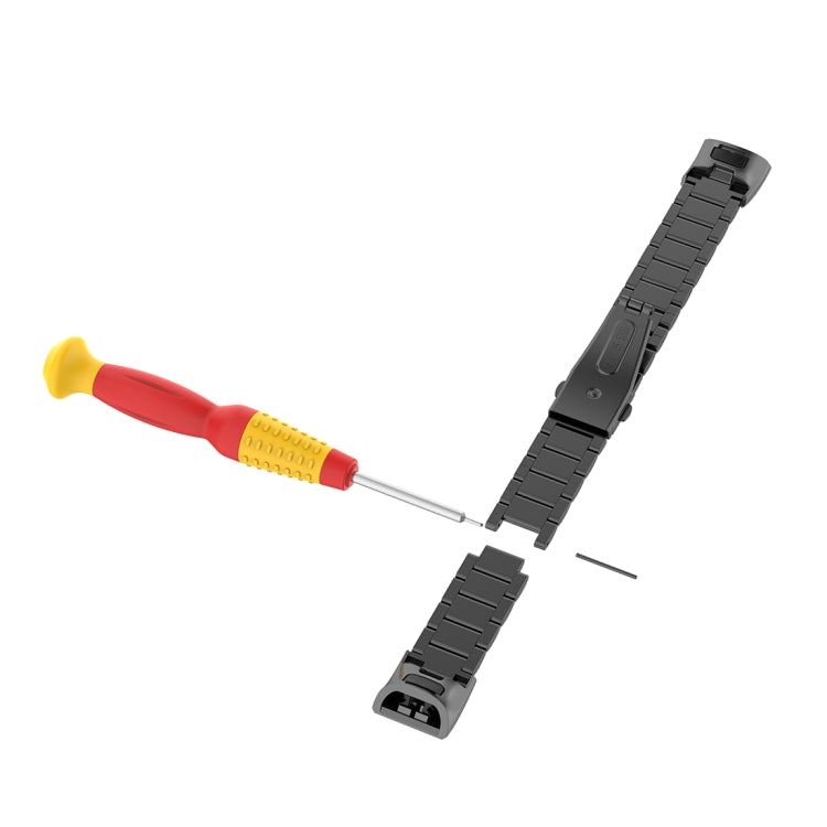 For Huawei Band 4 Pro (TER-B29S) / Band 3 Pro (TER-B29) / Band 3 (TER-B09) Three Beads Steel Wrist Strap Watchband, For Band 4 Pro