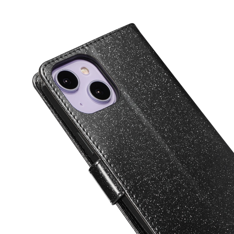 Glitter Powder Love Leather Phone Case