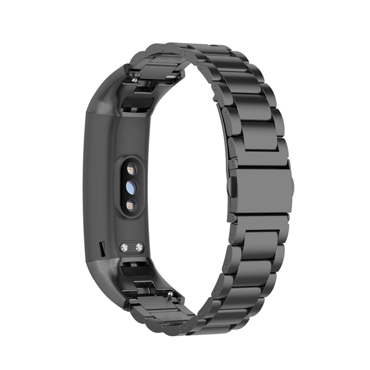 For Huawei Honor Band 4 (CRS-B19) / Honor Band 5 (CRS-B19S) Three Beads Steel Wrist Strap Watchband, For Honor Band 4