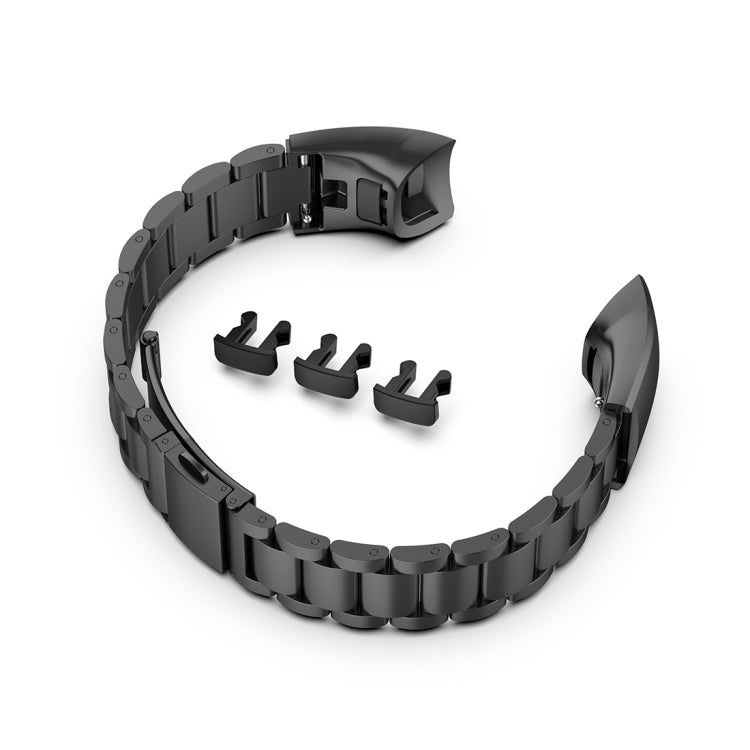 For Huawei Honor Band 4 (CRS-B19) / Honor Band 5 (CRS-B19S) Three Beads Steel Wrist Strap Watchband, For Honor Band 4