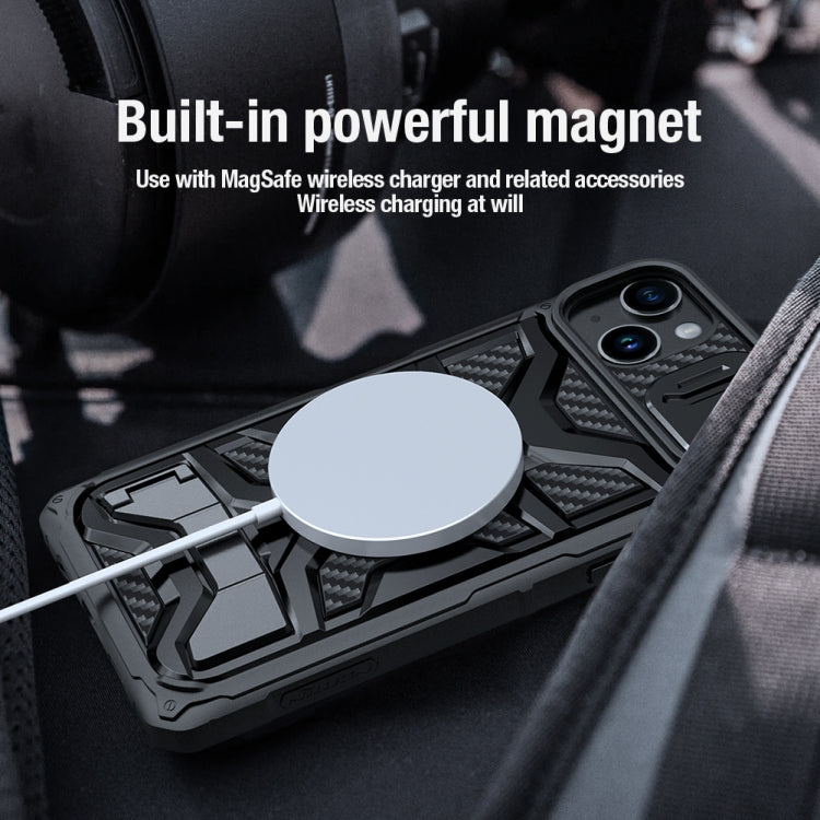 NILLKIN Sliding Camera Cover Design TPU + PC Magnetic Phone Case