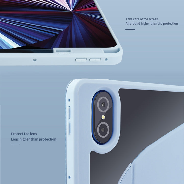 Acrylic 360 Degree Rotation Holder Tablet Leather Case, For Honor Tablet V7 Pro, For Honor Pad 8 12 inch 2022, For Xiaomi Pad 5 / 5 Pro, For Xiaomi Pad 5 Pro 12.4