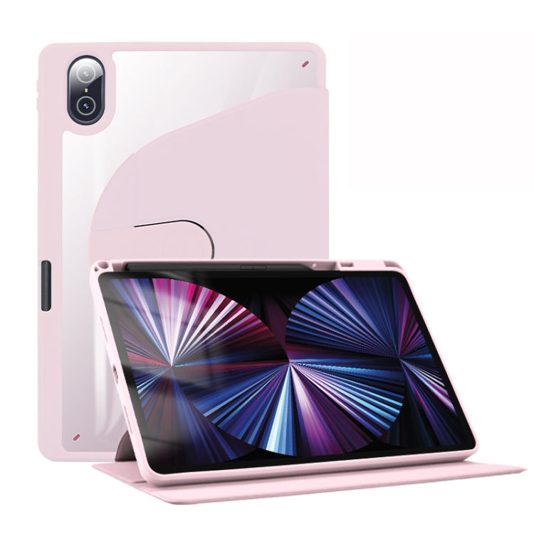 Acrylic 360 Degree Rotation Holder Tablet Leather Case, For Honor Tablet V7 Pro, For Honor Pad 8 12 inch 2022, For Xiaomi Pad 5 / 5 Pro, For Xiaomi Pad 5 Pro 12.4