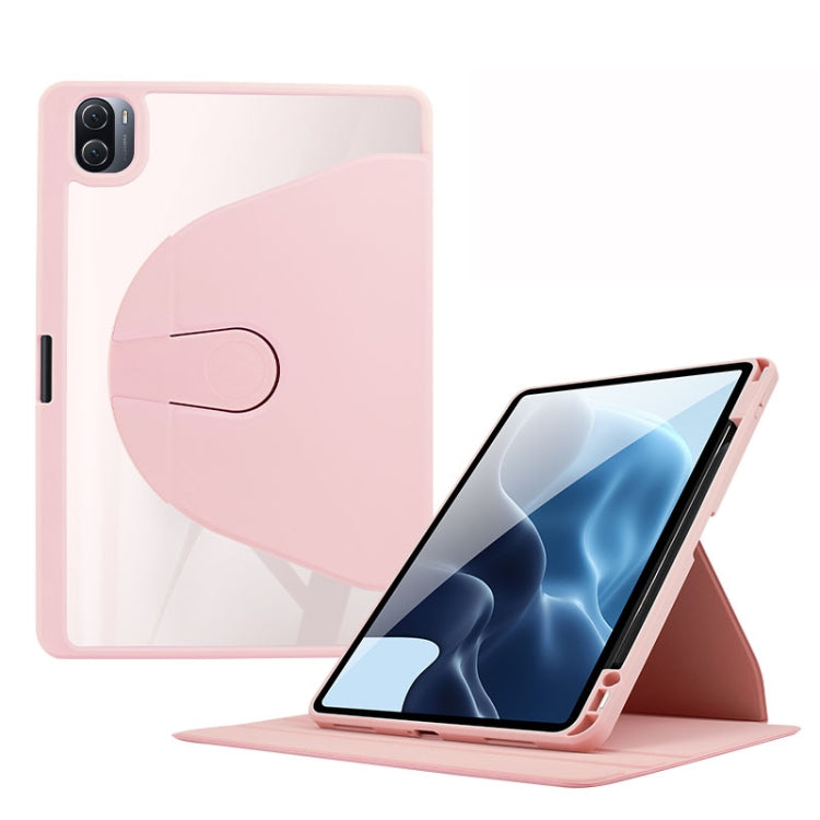 Acrylic 360 Degree Rotation Holder Tablet Leather Case, For Honor Tablet V7 Pro, For Honor Pad 8 12 inch 2022, For Xiaomi Pad 5 / 5 Pro, For Xiaomi Pad 5 Pro 12.4