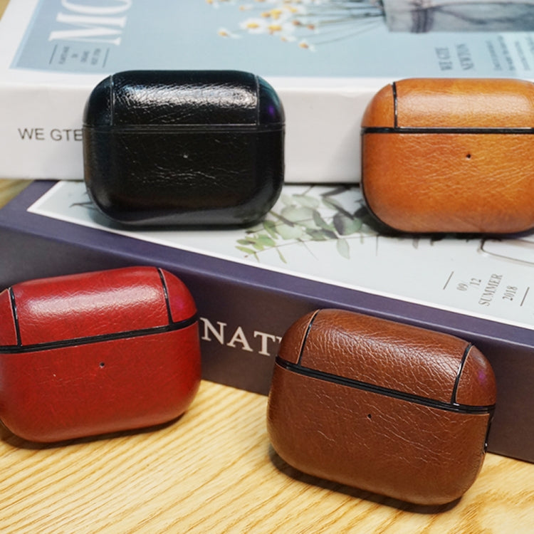 Wireless Earphone Leather Shockproof Protective Case, For AirPods Pro 2