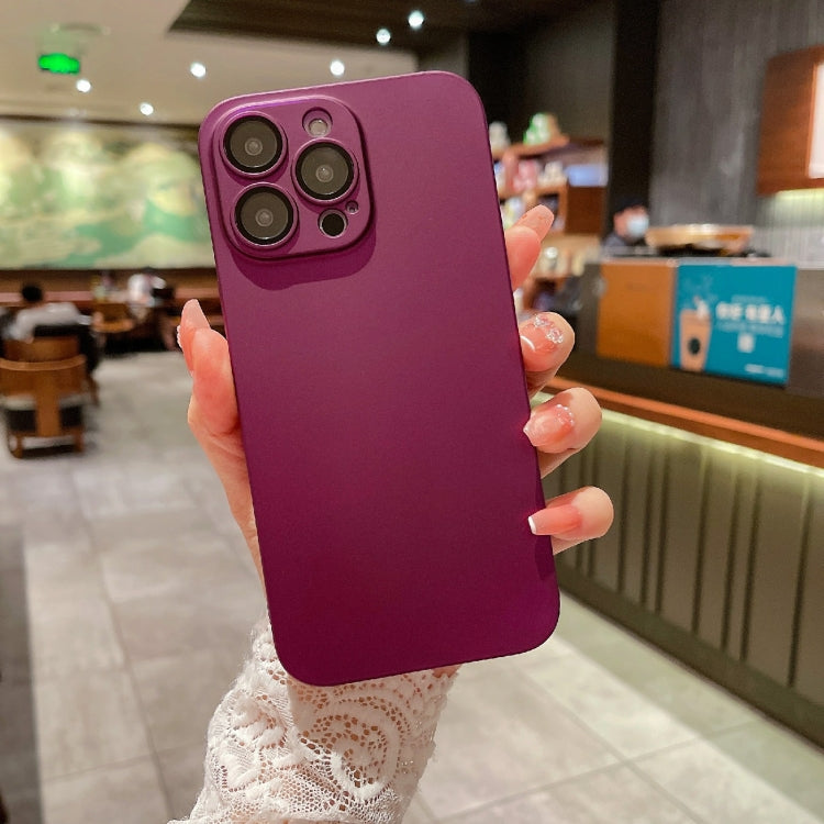 Oily Feel PC Shockproof Protective Phone Case, For iPhone 14 Pro