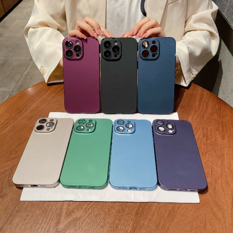 Oily Feel PC Shockproof Protective Phone Case, For iPhone 14 Pro