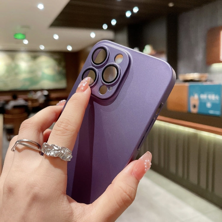 Oily Feel PC Shockproof Protective Phone Case, For iPhone 14 Pro